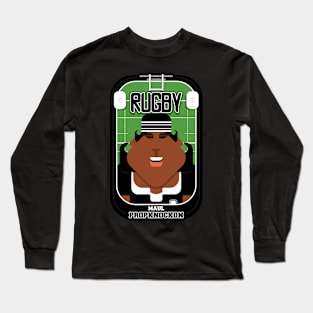 Rugby Black - Maul Propknockon - Aretha version Long Sleeve T-Shirt